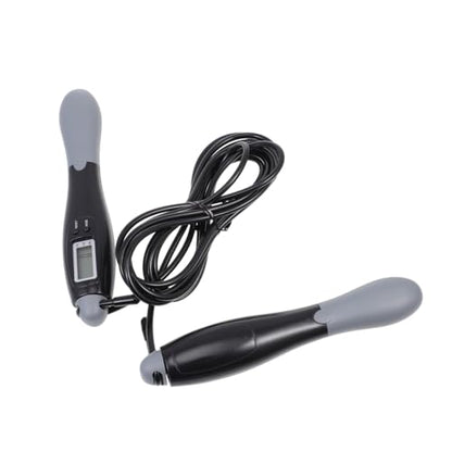 PRETYZOOM Electronic Counting Jump Rope Fitness and Exercise Steel Wire Skipping Rope with Digital Counter for Adult Home Workout and Weight Loss Training