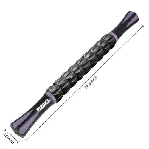 Muscle Roller Massage Roller Stick- (Dark Purple) - color: Dark Purple