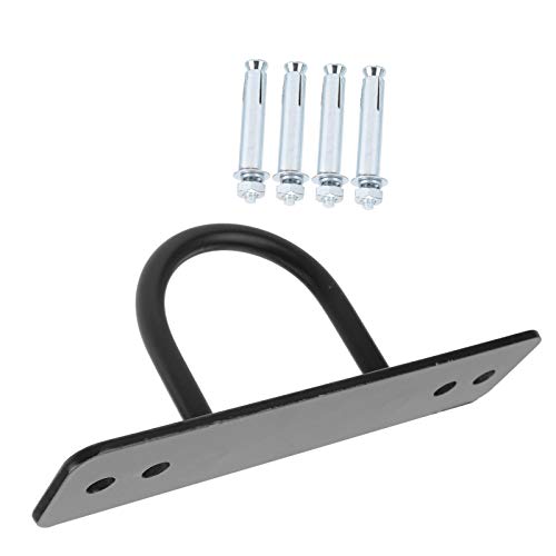 7.9×2in Battle Rope Wall Ceiling Mount Anchor U-Shaped Design with 4 Anchor Rope Retainer for Suspension Straps, Gymnastic Rings, Aerial Yoga Swing, Hammock, Resistance Band Strength Training
