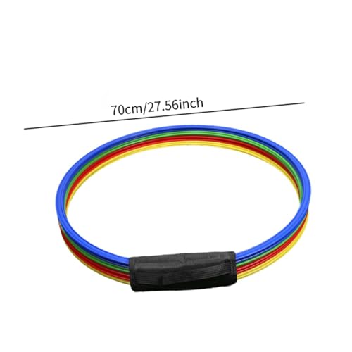 12 Pieces Agility Training Rings Workout Equipment for Athlete Kids Tennis