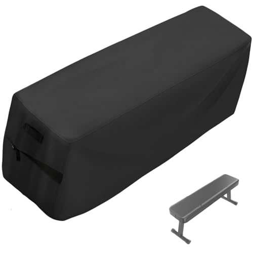 Weight Bench Cover - Exercise Workout Bench Cover Waterproof Protective Covers for Sit-Up Board, Black - size: 45"L×12"W×16"H