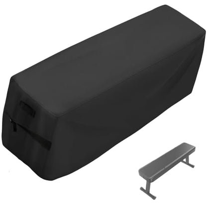 Weight Bench Cover - Exercise Workout Bench Cover Waterproof Protective Covers for Sit-Up Board, Black - size: 45"L×12"W×16"H