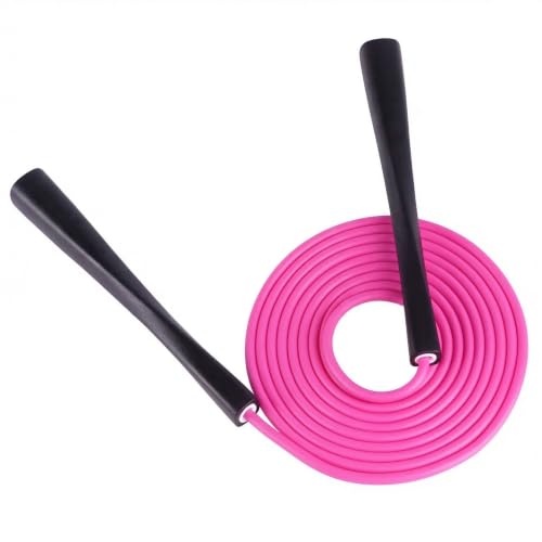 YUEDONG Cardio Jump Rope for Women & Men, 5mm PVC Fitness Rope for Weight Loss & Home Workouts