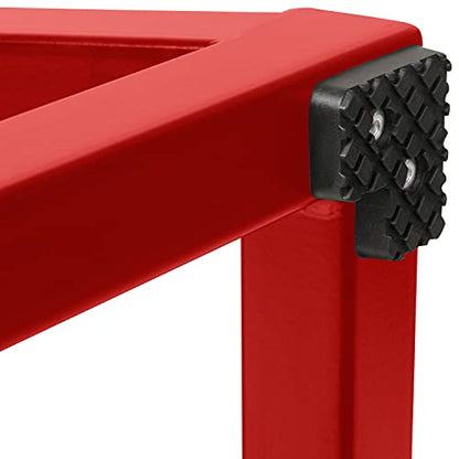 Retrospec Leap Plyo Box Jump Platforms for Home Gym Plyometric Jumping, Strength Training & Jump Box Exercise for Men and Women - color: Red, style: 30"