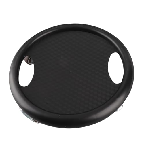 SUNGOOYUE Core Slider, Abdominal Training Tool with 4 Rollers and Slip Proof Pattern for Home Gym, Office and Various Workouts - color: Black