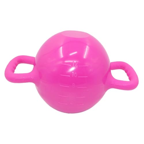Water Filled Kettlebell Adjustable Weight with Double Handle for Home Fitness, Yoga, and Strength Training - color: Pink