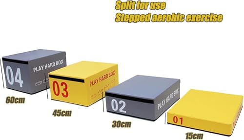 Jump Box, Soft Foam Box, Professional Physical Training Combination Box, Used For Home Gym And Outdoor Exercise. Suitable For Agility Training And Speed Training.,I - color: I