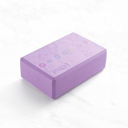 MYGA Yoga Block,Lightweight EVA Foam Yoga Brick,High Density Non-Slip Block for Yoga Poses, Pilates, Balance and Flexibility - color: Chakra
