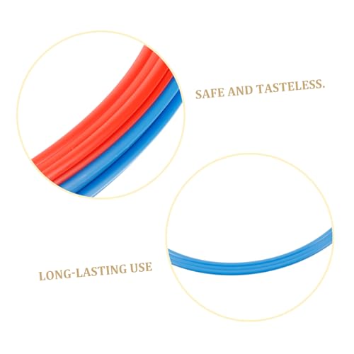 Yardwe 6pcs Soccer Agility Rings Durable Training Equipment for Speed and Footwork for Soccer Football Basketball Agility Drills