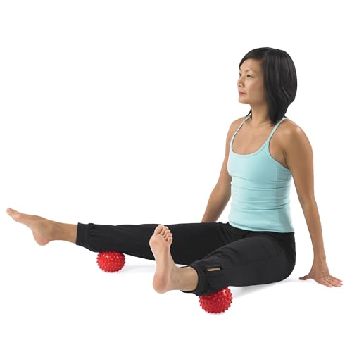 OPTP Franklin Method Easy Grip Ball Set (Pair) - Soft, Bumpy Inflatable Massage Balls for Myofascial Release, Sensory Stimulation and Franklin Method Relaxation Exercises
