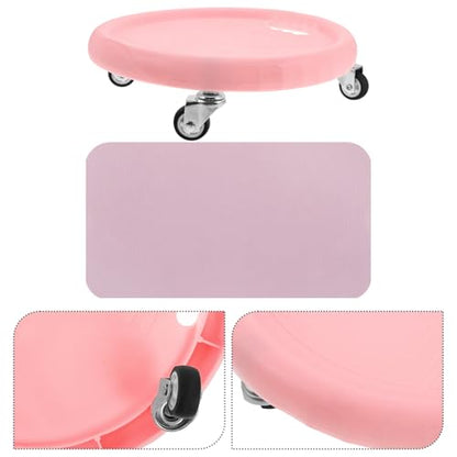 Ab Roller Wheel with Knee Pad and Exercise Sliders Fitness Discs, Rose Core Strength Abdominal Wheel Board for Home Gym Workout and Stomach Fat Reduction