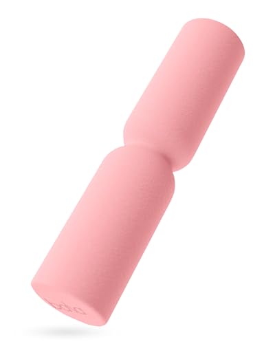 Bala Hourglass Foam Roller (Blush) - Soft Density Back Roller Foam for Physical Therapy, Deep Tissue Muscle Massage, Flexibility & Stretching - Workout Roller for Yoga, Neck, Back & Legs Exercise