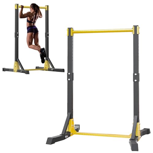 Power Tower, Portable Pull-up Bar Station, Free Standing Pull Up Bar for Home Gym, Pull Up Tower Station 400LBS with 11 Gym Strength Training Workout Equipment