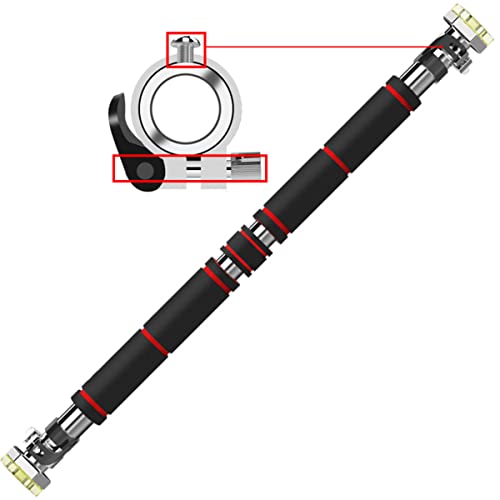Pull Up Bar for Doorway, Chin up Bar No Screw Multifunctional Locking Chin Up Bar 26-33 Inch Adjustable Width Horizontal Bars for Home Gym Exercise - size: 105-135cm(41-53in)