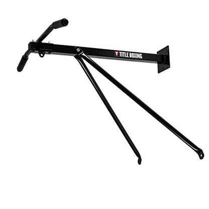 TITLE Boxing Deluxe Wallmount Pull-Up Bar & Bag Hanger - Heavy Bag Hanger, Heavy Bag Stand, Boxing Stand, Punching Bag Hanger, Boxing Equipment, Boxing Bag Stand, Heavy Bag Mount, Pull-up Bar