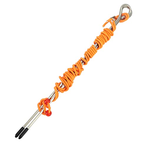 Golf Alignment Stick Swing Trainer Aid, Golf Training Aid Equipment, Telescopic Elastic String 2.5M - 5M, Metal Posture Corrector for Putting and Swing Practice with