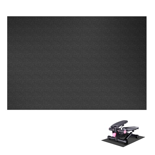 Double Non-Slip Workout Mat for Ellipse Leg Exerciser, Ellipse Machine Mat, Exercise Mat for Under Desk Ellipticals, Suitable for Electric Seated Foot Pedal Exerciser, 23.6" × 19.7"