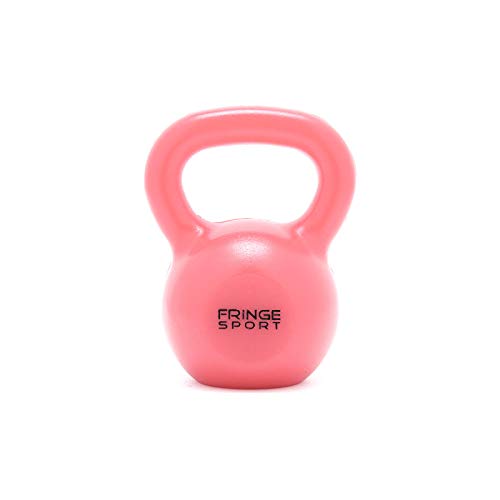 FringeSport Mini Plastic Novelty Kettlebells (Assorted Colors) - Weightlifting Athlete Gift, Paper Weights, Novelty (Pink) - color: Pink