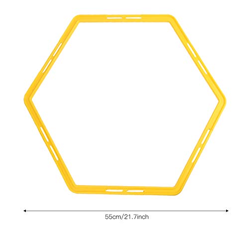 Training Agile Set, 6 Pcs Agile Ring Polygon Physical Training Hexagonal Step Suit Football Equipment