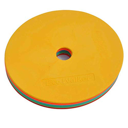 Flat Cones Spot Markers Soccer Basketball Sports Speed Agility Training