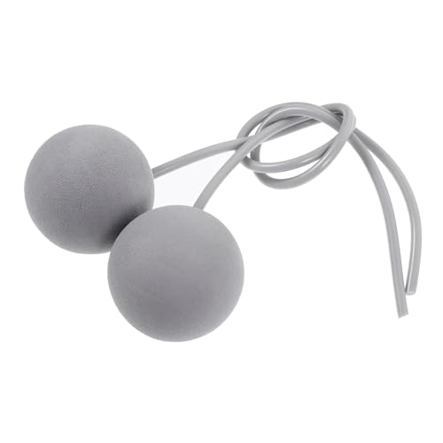 1 Pair Ropeless Ball Skipping Rope Fitness Skipping Rope Ball Cordless Ball Fitness Jump Rope Ball - color: Grey