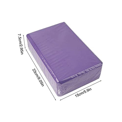 Yoga Block,Eva Foam Blocks Supportive Yoga Brick Soft Non-Slip Exercise Blocks, Yoga Accessories for Stability, Balance, Deepen Stretches