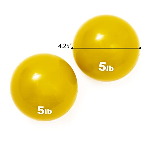 Trademark Innovations Weighted Toning Exercise Ball - Set of 2