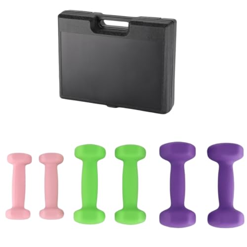 Dumbbell Hand Weights for Women, Neoprene Hexagon Non-Slip Weights Dumbbell Set for Home Gym - size: 2+3+5 LBS