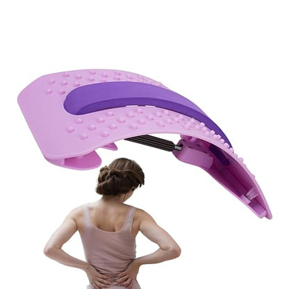 Best Back Stretcher,Adjustable Spine Corrector - Upper and Lower Back Stretcher - for Sleeping Yoga Pilates Home Travel Dorm Women Men Adults Seniors