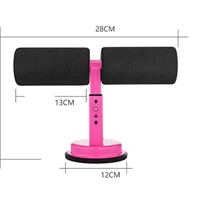 Self Suction Sit Up Bar Assist Height Adjustable Sit-ups Assistant Device Fitness Abdominal Muscle Training Exercise Home Gym Workout Equipment - color: E