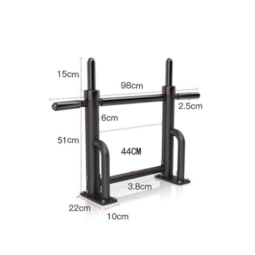 Wall-Mounted Pull-Up Bar for Strength Training, Heavy Steel Horizontal Bar, 300kg Capacity, Multi-Grip (Black)