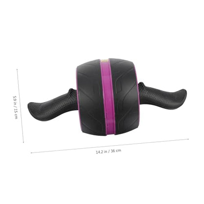 Ab Roller Wheel with Extra Mat Automatic Rebound Abs Fitness Equipment for Home Use Core Strengthening Workout for Men and Women Beginner Friendly Abdominal Trainer