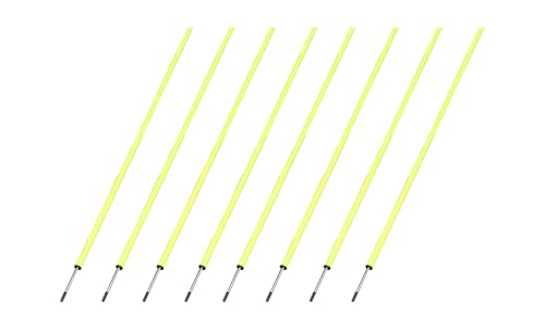 BlueDot Trading Soccer Agility Poles | Telescopic, Fixed & Collapsible Options (4, 6, 8 Piece Sets) Speed Training Poles for Agility Drills, Outdoor Games, Football & Sport Training Equipment - size: 4, style: Fixed