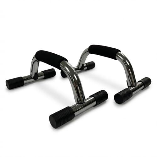 Enhance Upper Body Strength: Training Push Up Bars for Shoulders, Chest & Core - Non-Skid Feet, Compact & Portable