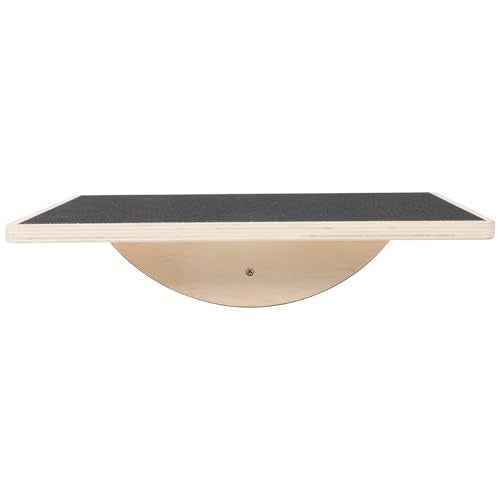 FOMIYES Solid Board Non-slip Wobble Trainer for Adults Fitness Coordination Exercise Home Gym Stability Training