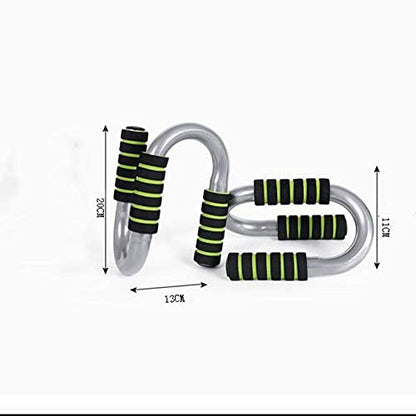 Strong Chrome Push Up Bars - Steel Pushup Stands with Comfortable Foam Grip and Non-Slip in Choice Safe, Sturdy and Less Wrist Strain