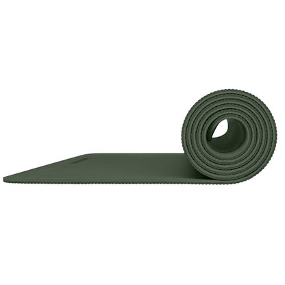 Retrospec Zuma Yoga Mat 6mm Thick Non-Slip TPE Exercise Mat | Cushioned Workout Mat for Yoga Pilates and Home Stretching | 72 x 24 with Carrying Strap
