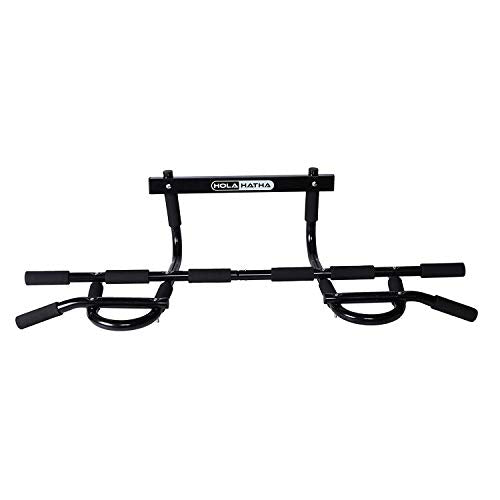Heavy Duty Door Way Pull Up Bar Chin Up Dip Station for Multiuse Doorway Portable Home Fitness Gym Workout to Build Upper Body Strength