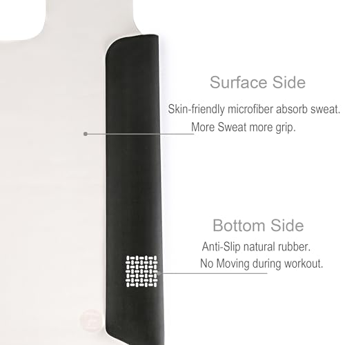 Echome Non-Slip Pilates Reformer Mat with Mesh Bag – Sweat-Wicking, Lightweight, Fits Balanced Body/Merrithew/Aeropilates (38"x22") - color: Dusty Sand