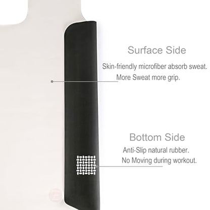 Echome Non-Slip Pilates Reformer Mat with Mesh Bag – Sweat-Wicking, Lightweight, Fits Balanced Body/Merrithew/Aeropilates (38"x22") - color: Dusty Sand