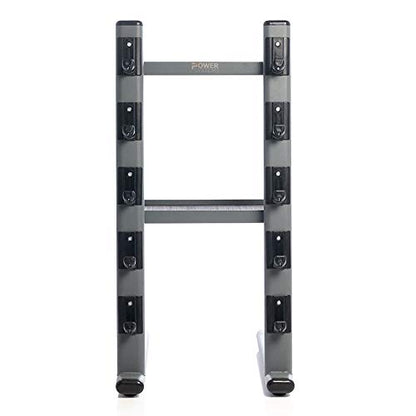 Power Systems Black Chrome Cable Attachment Storage Rack Heavy Duty Gym Organizer for Bars and Accessories, Mobile Rack for Home Gym, Fitness Studio and Commercial Equipment Storage