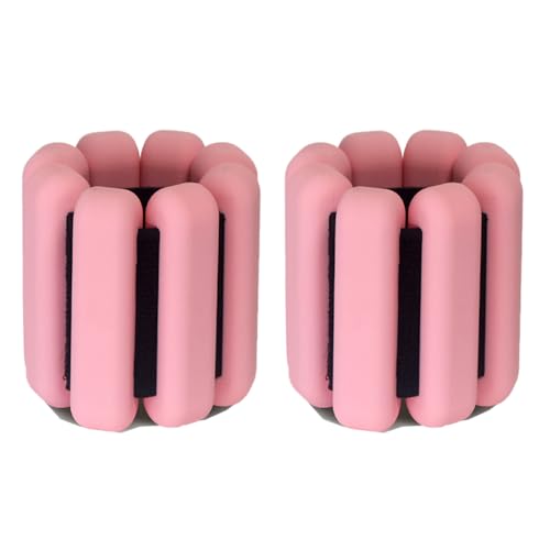 Unleash Your Potential! Ankle & Wrist Weights for Women – Adjustable Silicone Arm/Leg Set for Pilates, Yoga, Walking & Strength Training - color: pink 0.5 lbs per hand