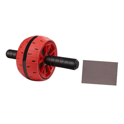 Silent Ab Roller Wheel for Core Strengthening Fitness Abdominal Muscle Trainer with Knee Mat Suitable for Men Women Beginners and Experts Home Gym Exercise Equipment