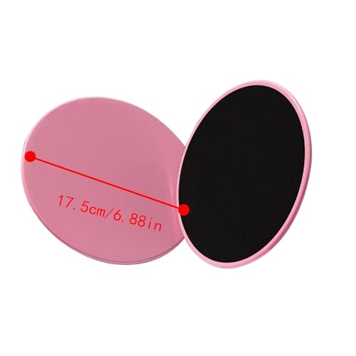Exercise Core Sliders - ABS 17.5cm Diameter | Pilates Sliding Foot Balance Discs Fitness Gliding Discs | Core Training Yoga Squat Knee Workout Sliders For Home Gym Pilates Exercise Use