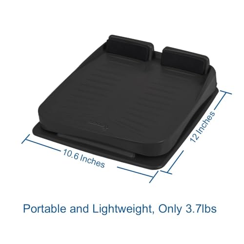StrongTek Portable Slant Board, Lightweight 3.7 lbs, 5-Level Adjustable Calf Stretch Board (20°–50°) with Non-Slip Surface for Safe Stretching, Improved Ankle Flexibility, Balance & Rehab Anywhere