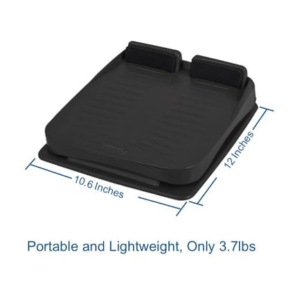 StrongTek Portable Slant Board, Lightweight 3.7 lbs, 5-Level Adjustable Calf Stretch Board (20°–50°) with Non-Slip Surface for Safe Stretching, Improved Ankle Flexibility, Balance & Rehab Anywhere