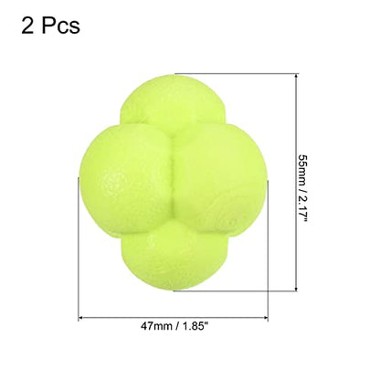 PATIKIL Bounce Reaction Balls Coordination Training Ball Agility Trainer TPR High Difficulty, for Speed Reflex, Pink