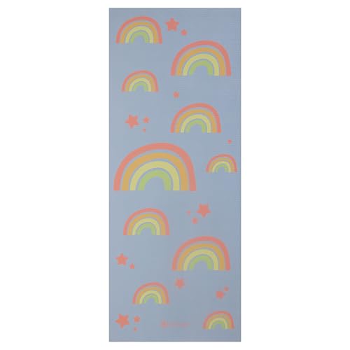 Gaiam Kids Yoga Mat Exercise Mat, Yoga for Kids with Fun Prints - Playtime for Babies, Active & Calm Toddlers and Young Children