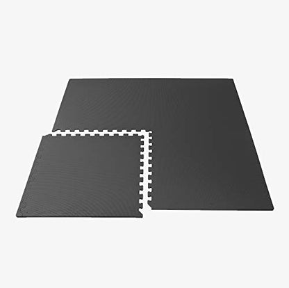 We Sell Mats 1/2 Inch Thickness Multipurpose EVA Foam Floor Tiles, Interlocking Floor Mat for Indoor Gym and Home Use, 24 in x 24 in, Charcoal Gray (24-13M)