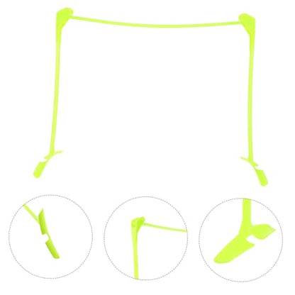 Abaodam Agility Speed Hurdles for Soccer Training Foldable Adjustable Height Practice Equipment Enhances Agility Coordination Jumping Skills for Athletes Versatile Football Training Aid